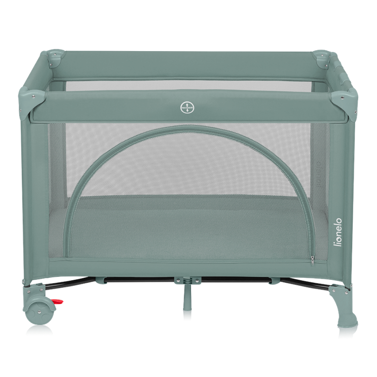 Lionelo, Laura, patut de volaj compact 2in1, Green Sage