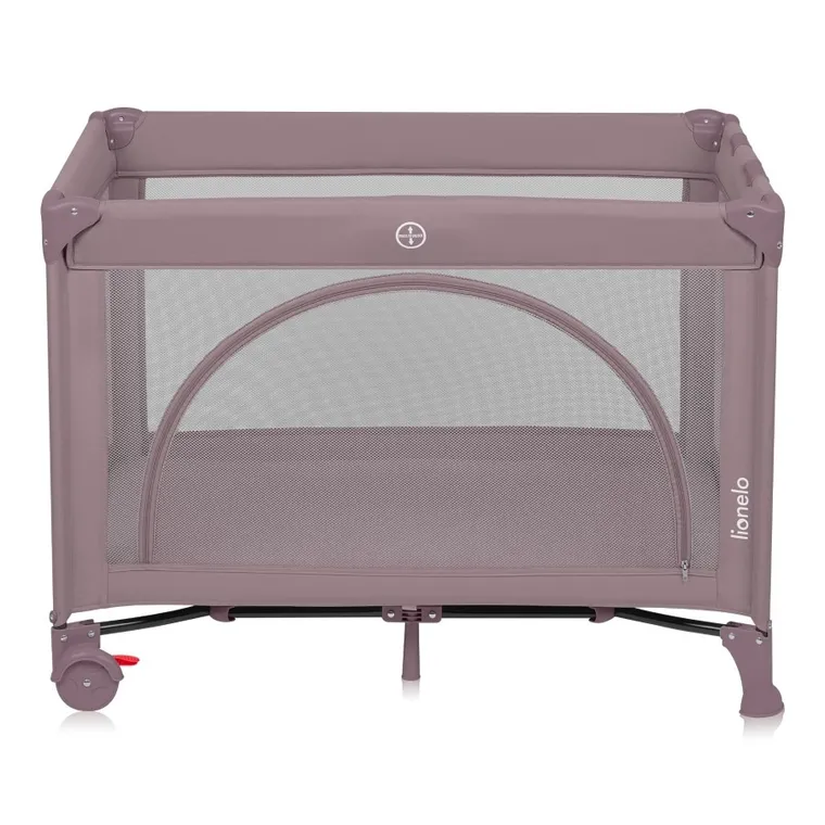 Lionelo, Laura, patut de volaj compact 2in1, Pink Nude