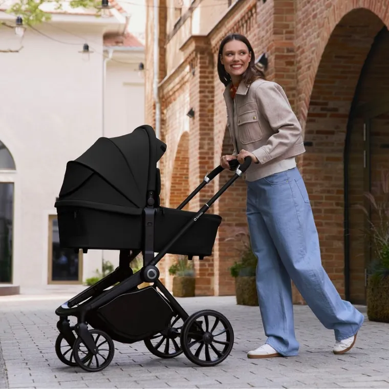 Lionelo, Mika Plus, carucior multifunctional 3in1, Black Onyx