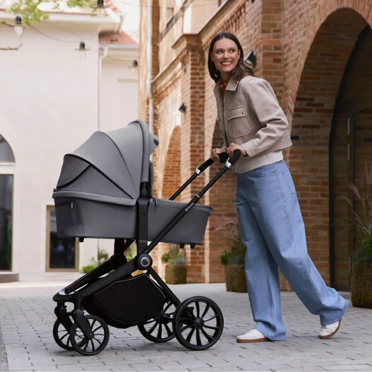 Lionelo, Mika Plus, carucior multifunctional, 3in1, Grey Stone
