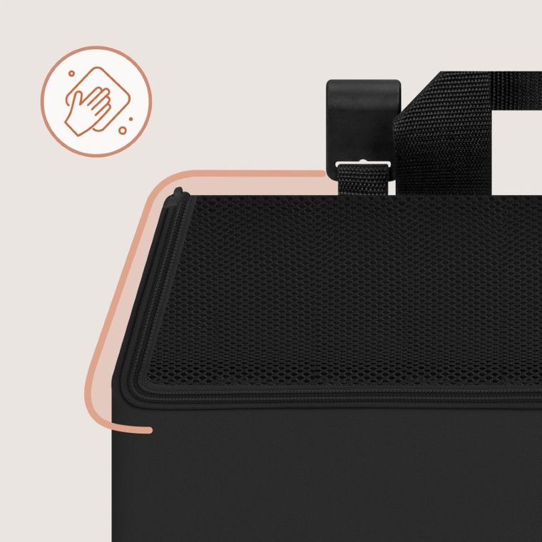 Lionelo, Sidepocket, organizator pentru patut, mediu, Black