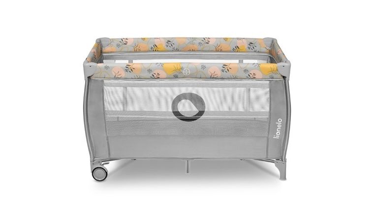 Lionelo, Stefi Plus, patut de voiaj portabil, pe doua niveluri, Pink Yellow