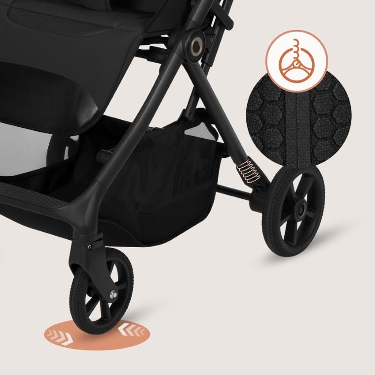 Lionelo, Tansi, carucior sport, Black Onyx