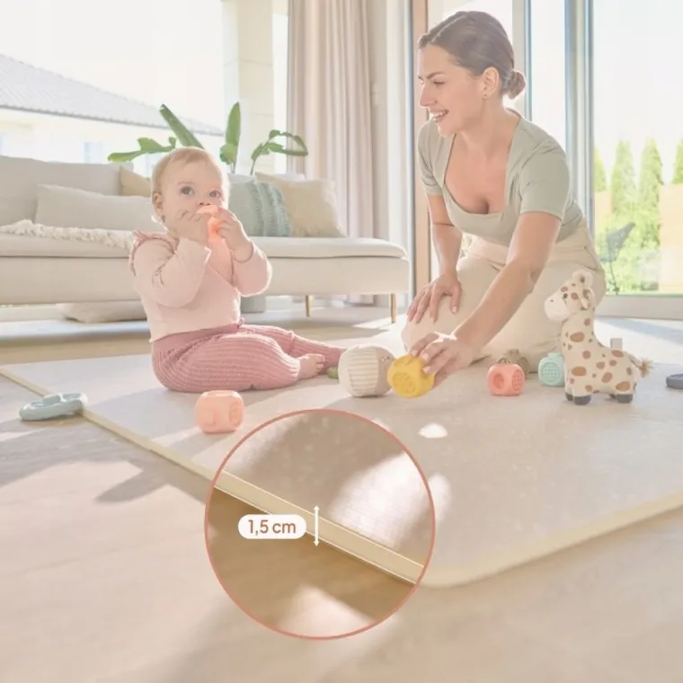 Lionelo, Yoka, covoras educativ puzzle, 6 piese