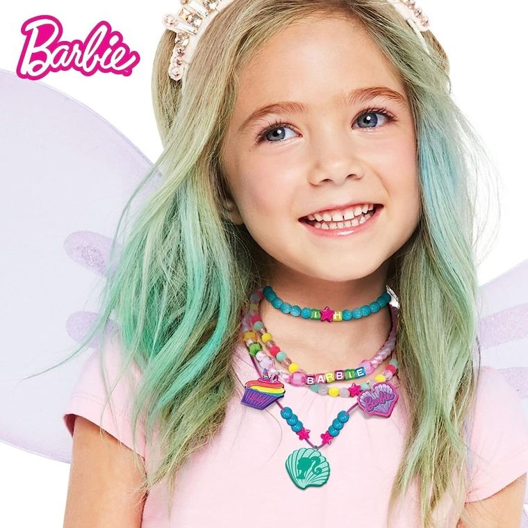 Lisciani, Barbie, Fashion Jewelry Butterfly, set creativ