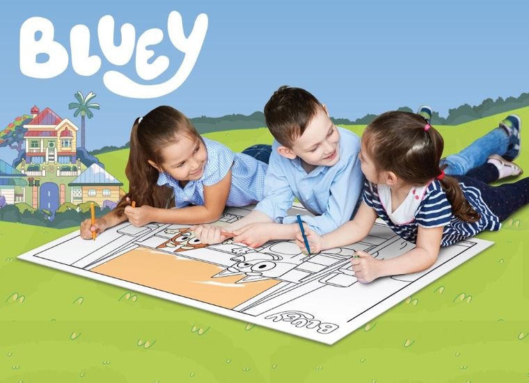 Lisciani, Bluey, puzzle cu doua fete, 24 piese