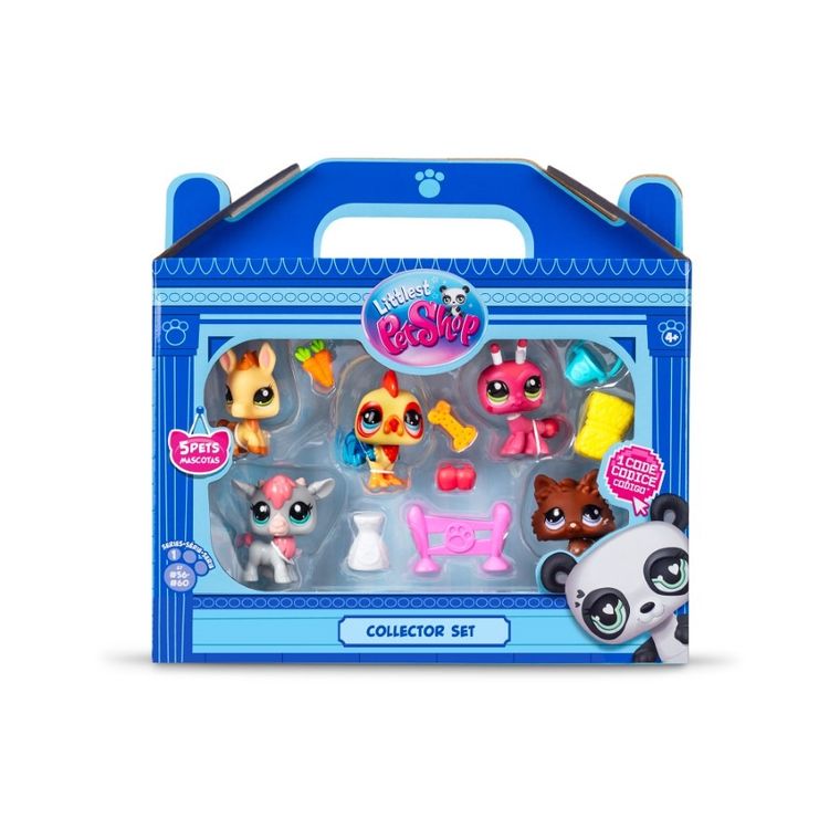 Littlest Pet Shop, Farm, set de 5 figurine si accesorii