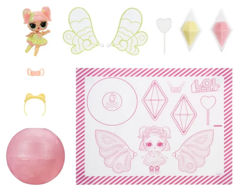 L.O.L. Surprise, Just Add Water, mini papusa, 3 buc.