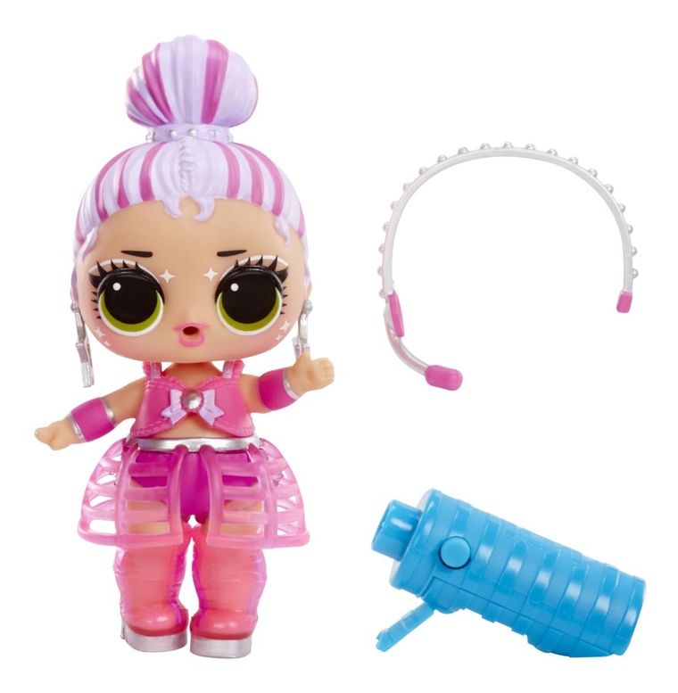 L.O.L. Surprise, Neon Pop Stars, papusa surpriza cu accesorii