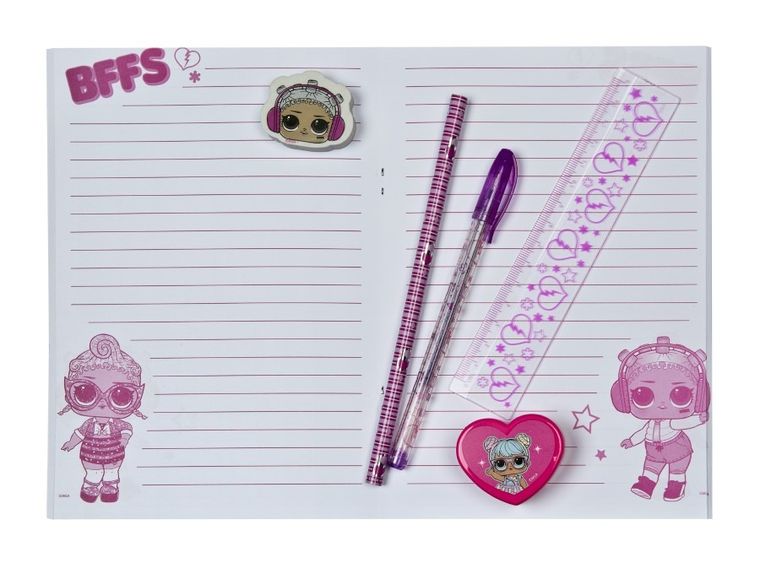 L.O.L. Surprise, set pentru notite, 7 buc.