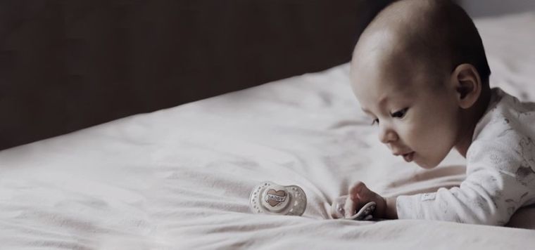 Lovi, I Love, suzeta dinamica din silicon, 6-18 luni, 2 buc.