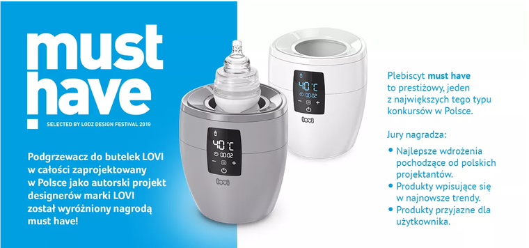 LOVI, Incalzitor biberoane, gri