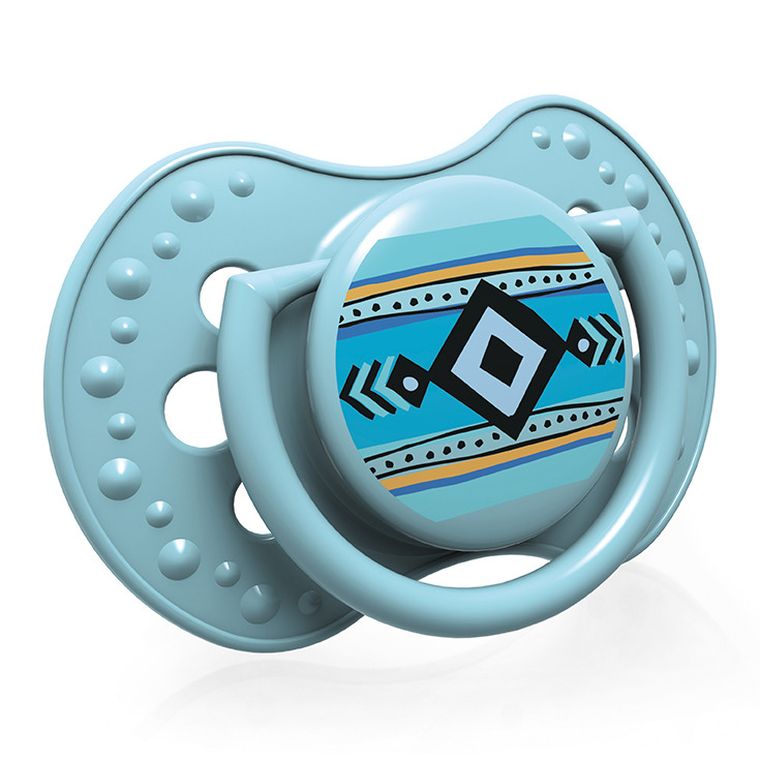 Lovi, Indian Summer Boy, suzeta dinamica din silicon, 3-6 luni, 2 buc.