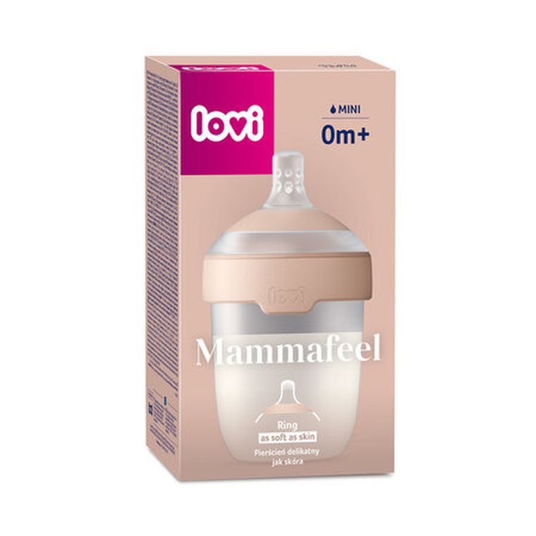 Lovi, Mammafeel, biberon cu tetina anti-colic, 150 ml