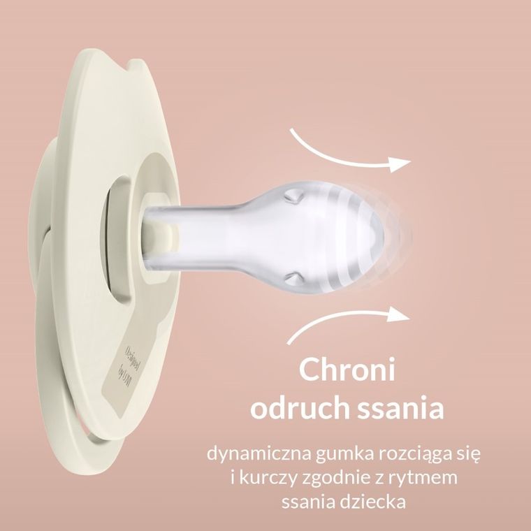 Lovi, Prime, suzeta dinamica din silicon, 0-6 luni, Lilac, 1 buc.
