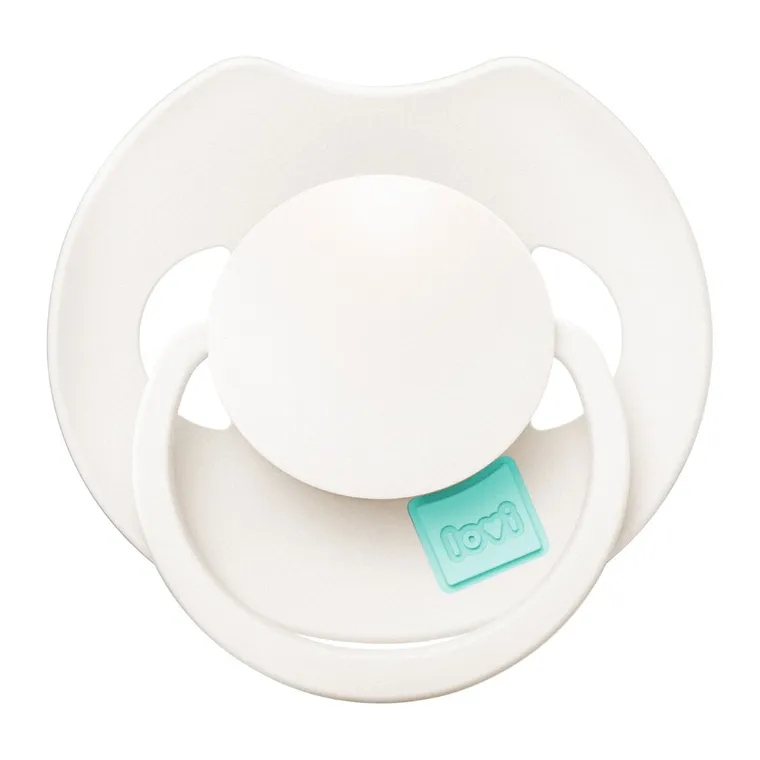Lovi, Prime, suzeta dinamica din silicon, Logoon/Mint Cream, 0-6 luni, 2 buc.