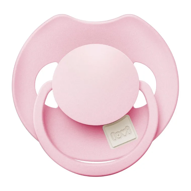 Lovi, Prime, suzeta dinamica din silicon, Peony Pink, 18 luni+, 3 buc.