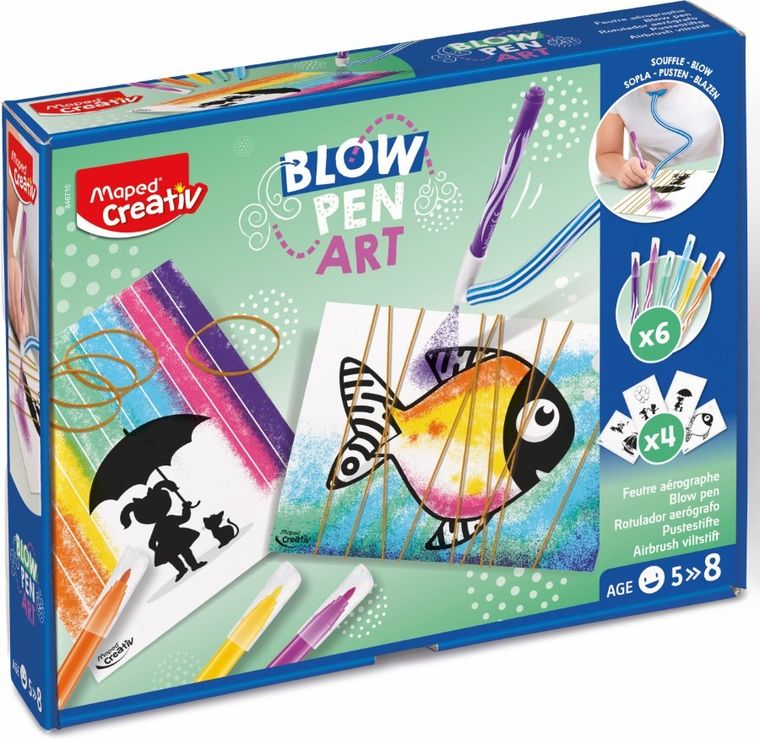 Maped Creativ, String'art, carioci cu pulverizator, 6 buc.