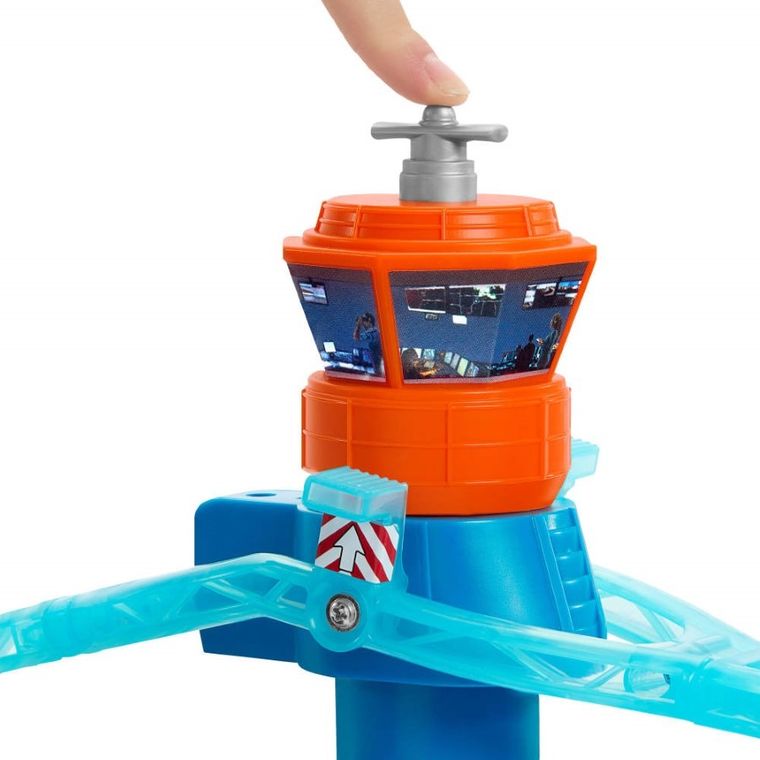 Matchbox, Airport Takeoff Adventure, set de joaca cu masina si avion