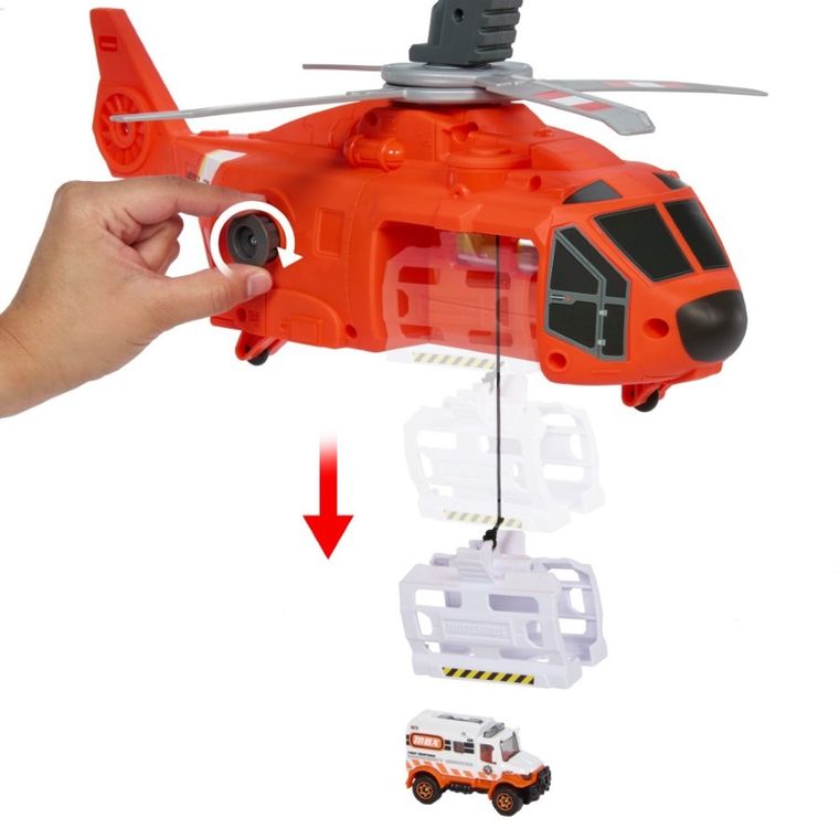 Matchbox, Rescue helicopter, set de joaca, scara 1:64