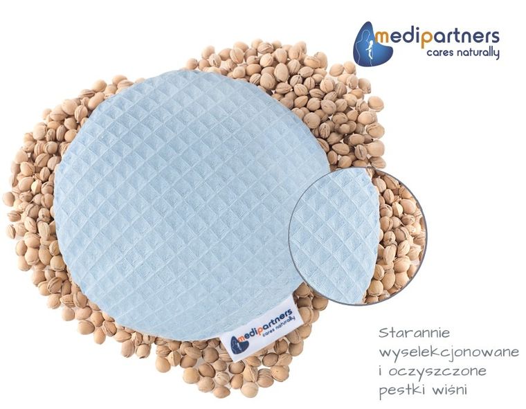 Medi Partners, perna termica mica cu samburi de visine, albastru