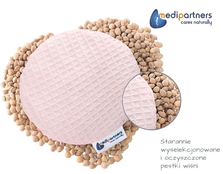 Medi Partners, perna termica mica cu samburi de visine, roz deschis