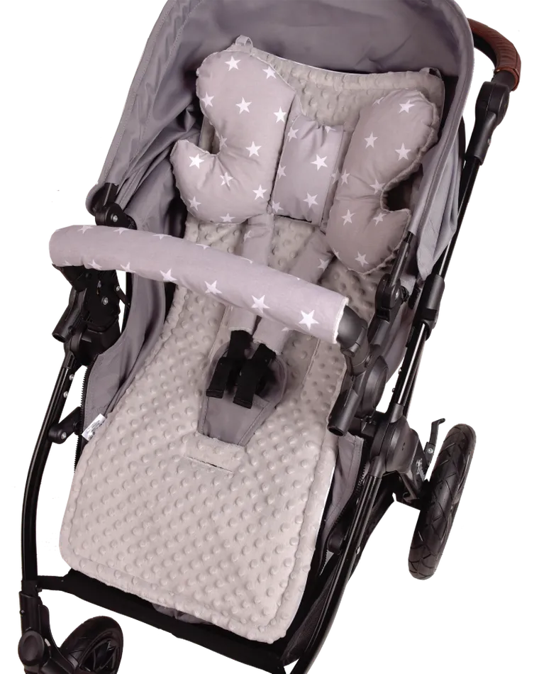 Medi Partners, Stars, insertie pentru carucior, set, gri