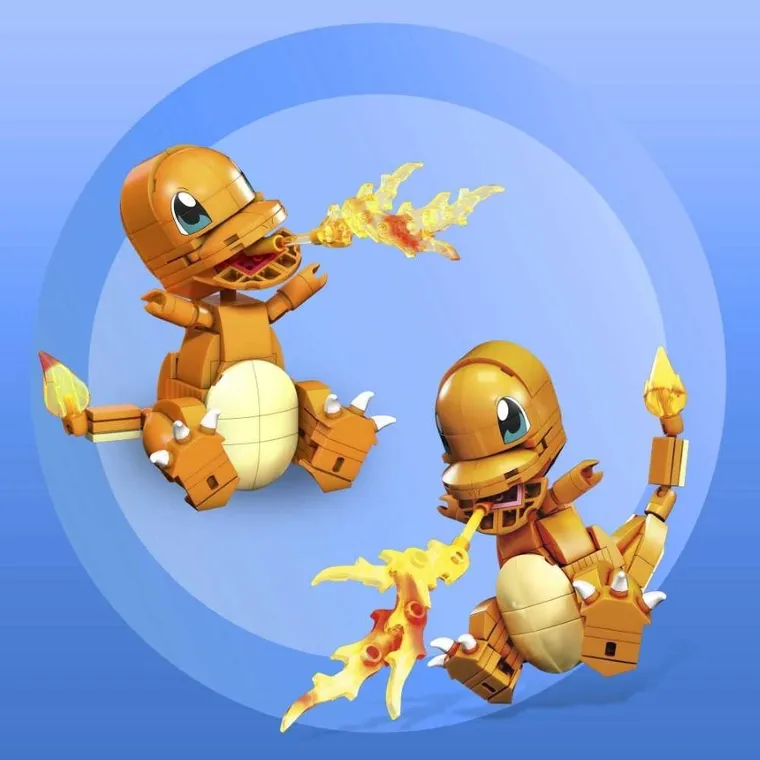 MEGA Pokemon, Charmander de construit, piese, 180 elemente