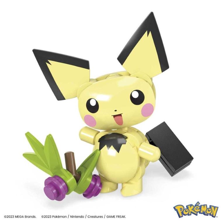 MEGA Pokemon, Pichu's Forest Forage, set de constructie, 84 piese