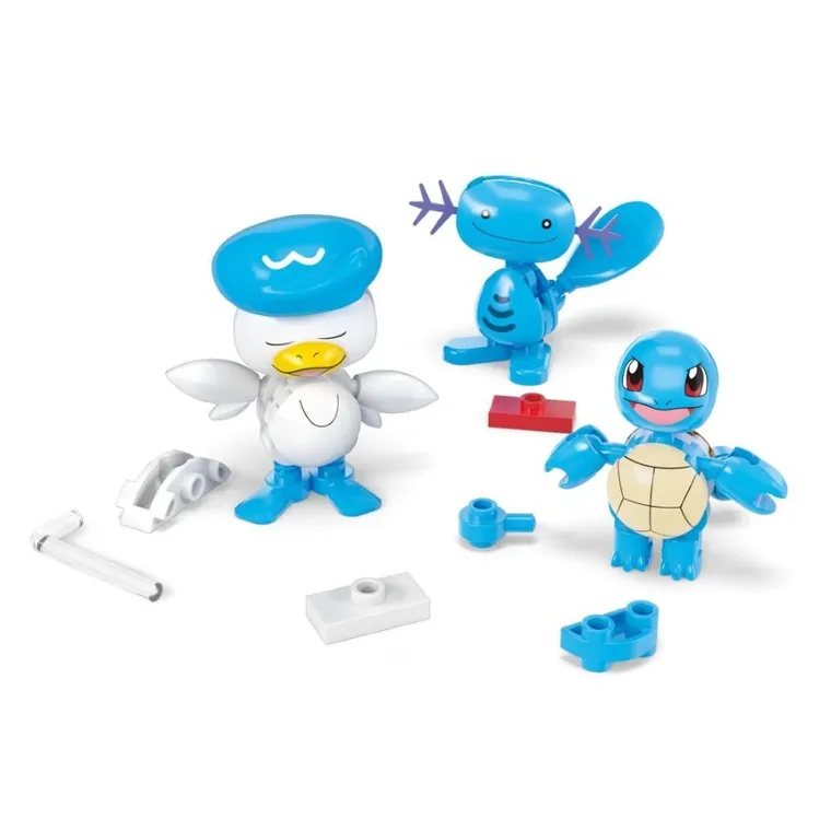 MEGA Pokemon, Water-Type Trainer Team, set de constructie, 79 piese