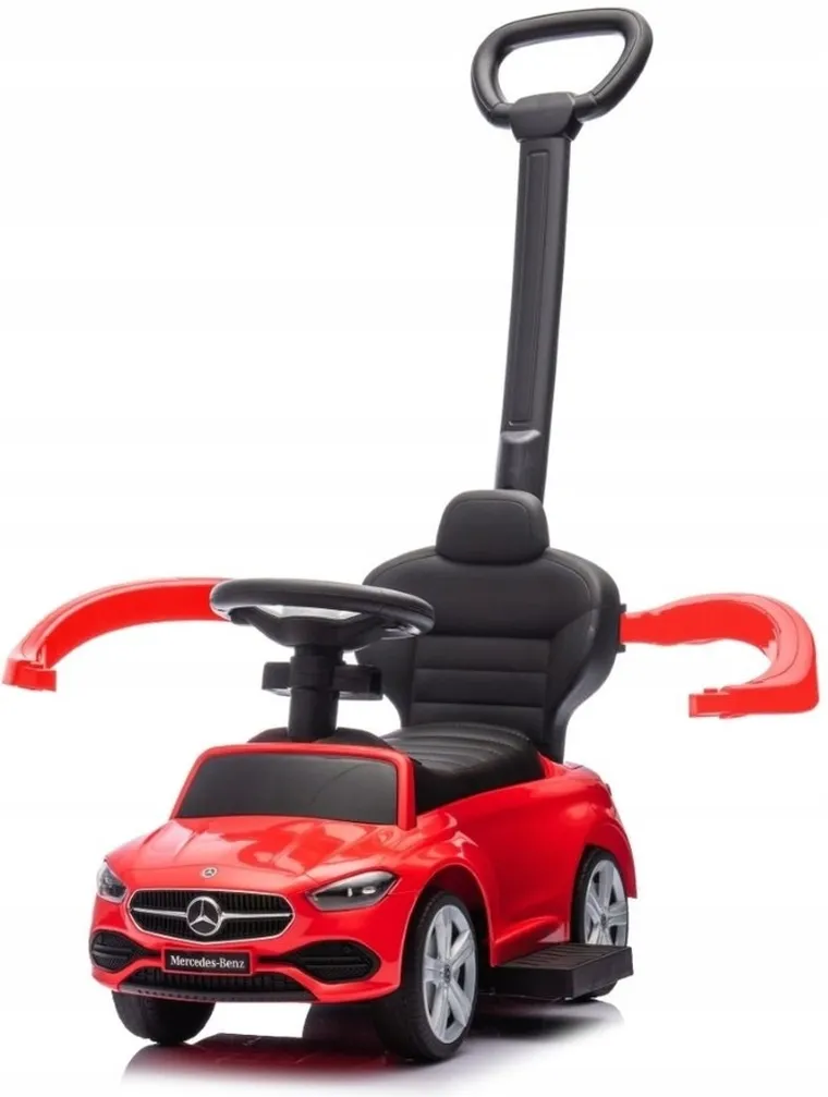 Milly Mally, Mercedes C-Class S, masinuta fara pedale cu maner, vehicul, rosu