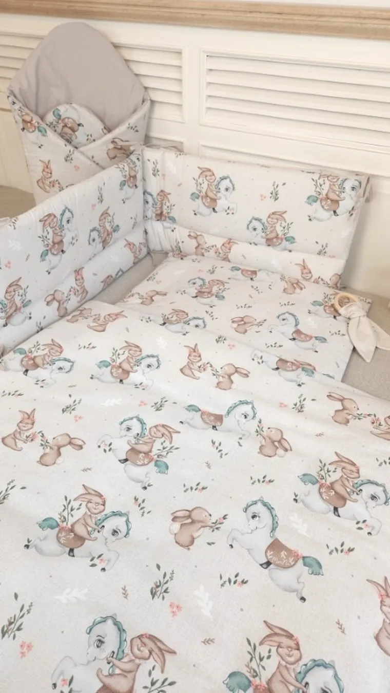 MimiNu, Caruselul, cearceaf din elastic, 120-60 cm