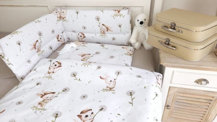 MimiNu, Pisici, set lenjerie de pat, single, 135-100 cm