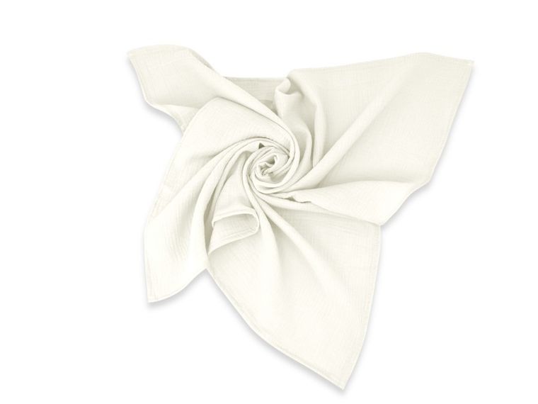 MimiNu, scutece din muselina, gri + crema, 75-75 cm, 2 buc.