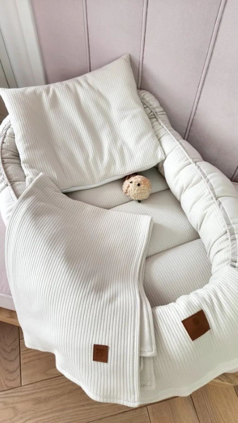 MimiNu, Soft, babynest, bej, 0-6 luni