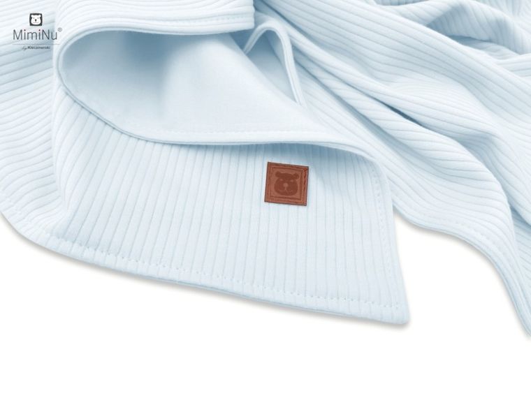 MimiNu, Soft, patura, Baby Blue, 60-70 cm, 0-2 ani