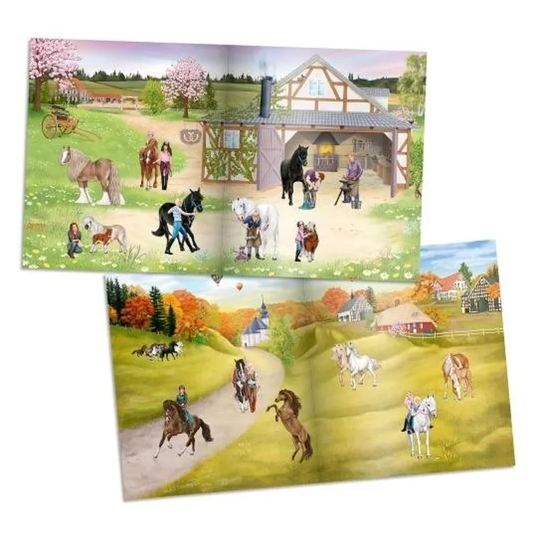 Miss Melody, set creativ cu autocolante