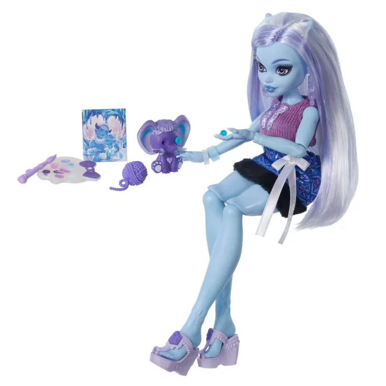 Monster High, Self-Scare Secrets, Abbey Bominable, papusa si accesorii