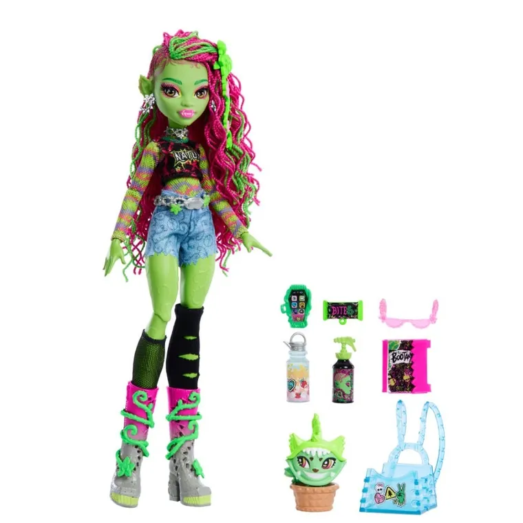 Monster High, Venus McFlytrap, papusa cu accesorii