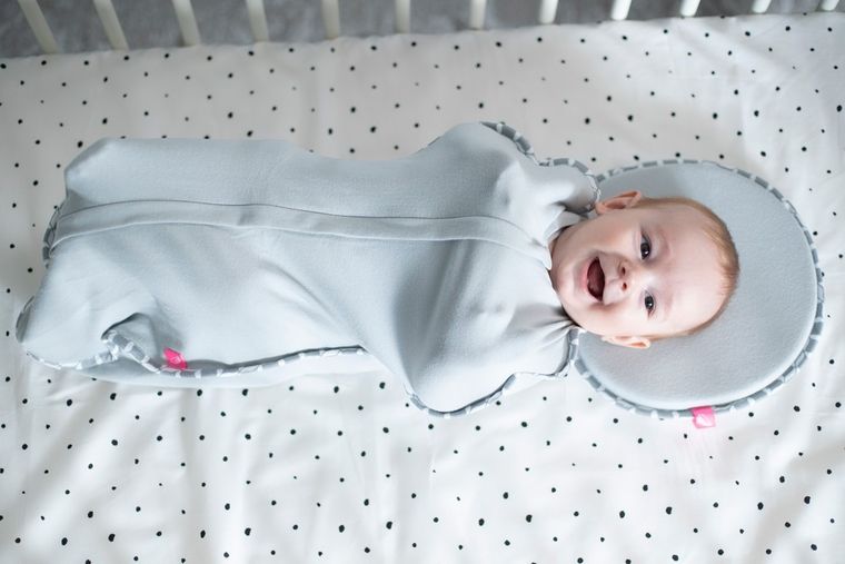 Motherhood, Invelitoare Zip&Swaddle masura 1 (2,5-5kg), Grey/Grey Classics
