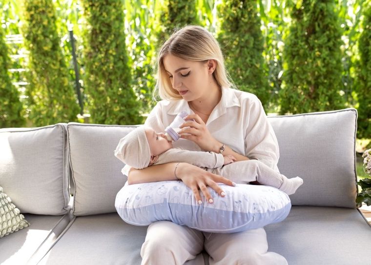 Motherhood, perna de alaptare, standard, ursuleti albastri