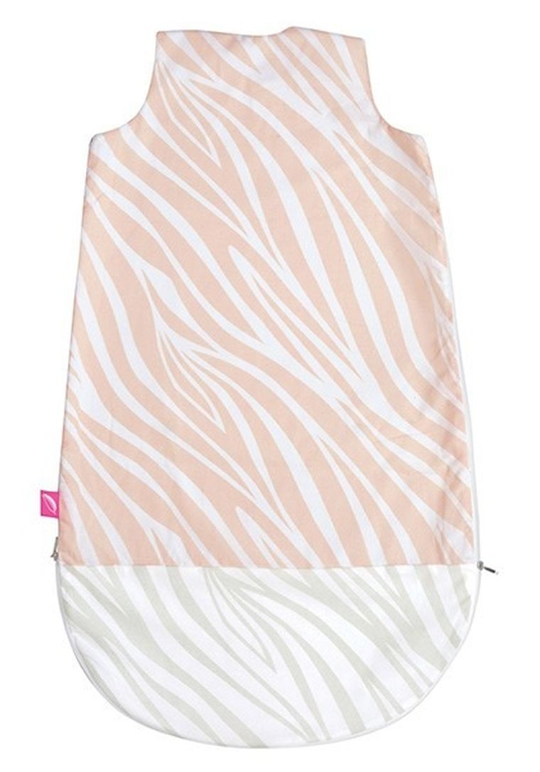 Motherhood, Zebra Salmon, Zip-A-Round, sac de dormit subtire de vara 2in1, TOG 1, 3-18m