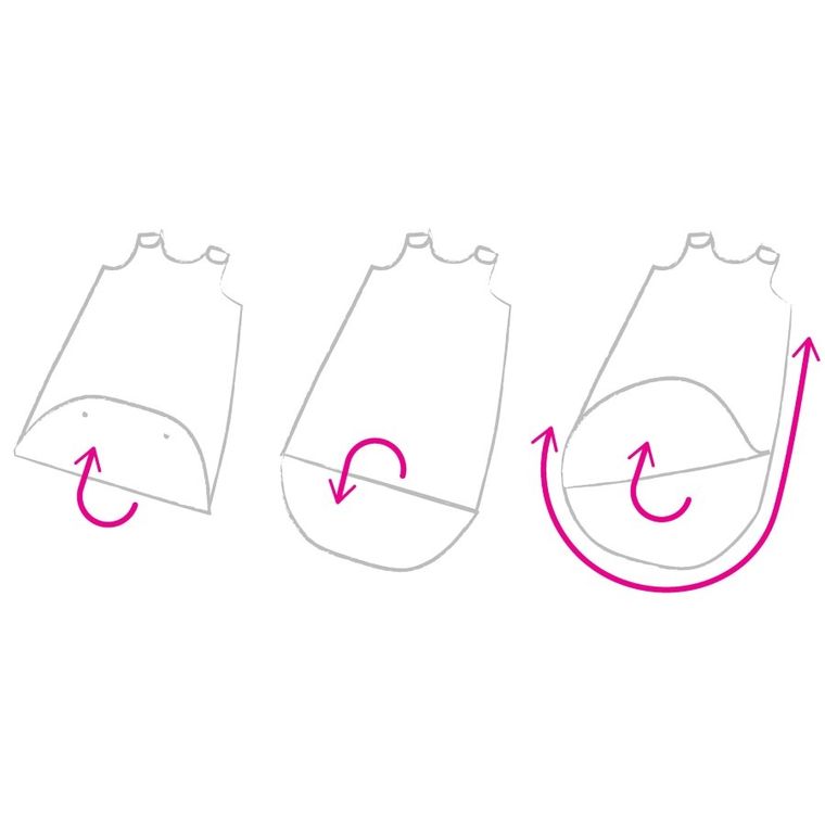 Motherhood, Zip-A-Round, sac de dormit de vara din bumbac, 2in1, TOG 1, frunze violete, 3-18 luni