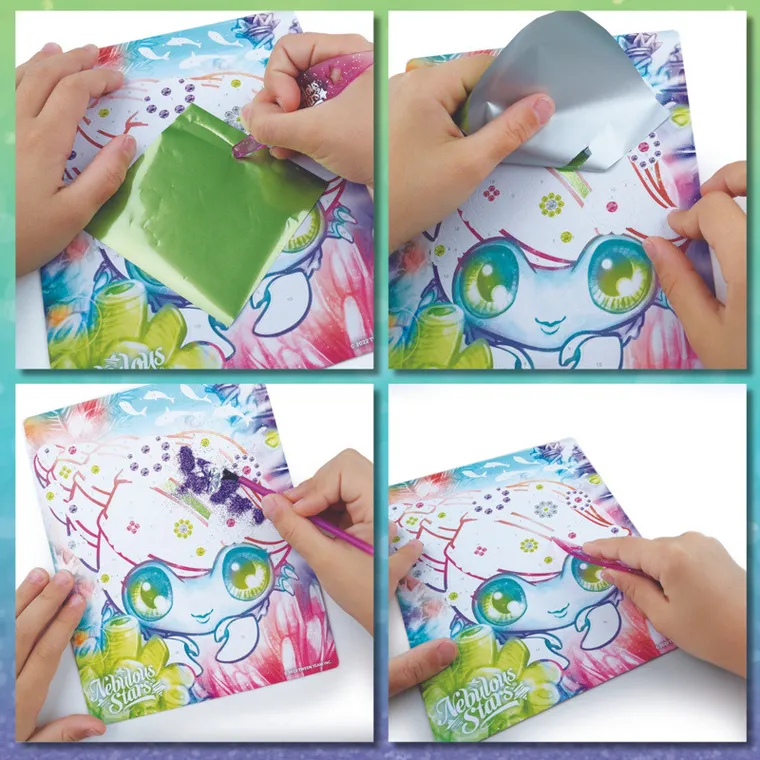 Nebulous Stars, Marinia, album pentru scrapbooking cu folie si sclipici