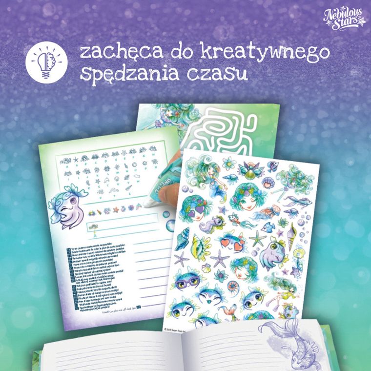 Nebulous Stars, Marinia, jurnal cu lacatel si aplicator de modele