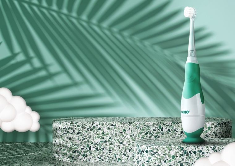 Neno, Denti, periuta de dinti electronica pentru copii, verde