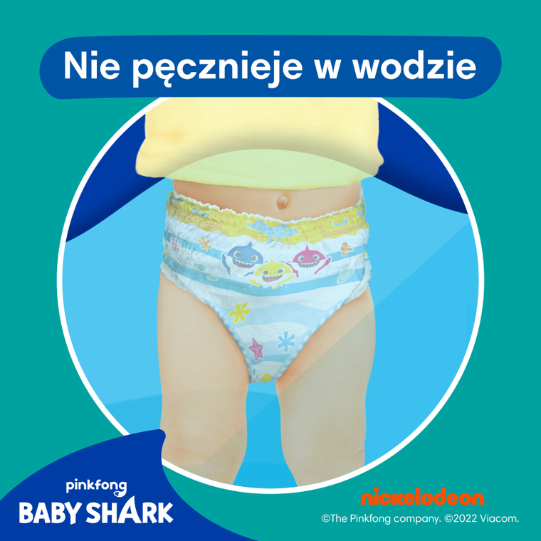 Pampers Splashers, scutece-chilotel pentru apa marimea 5-6, 14 kg+, 10 buc.