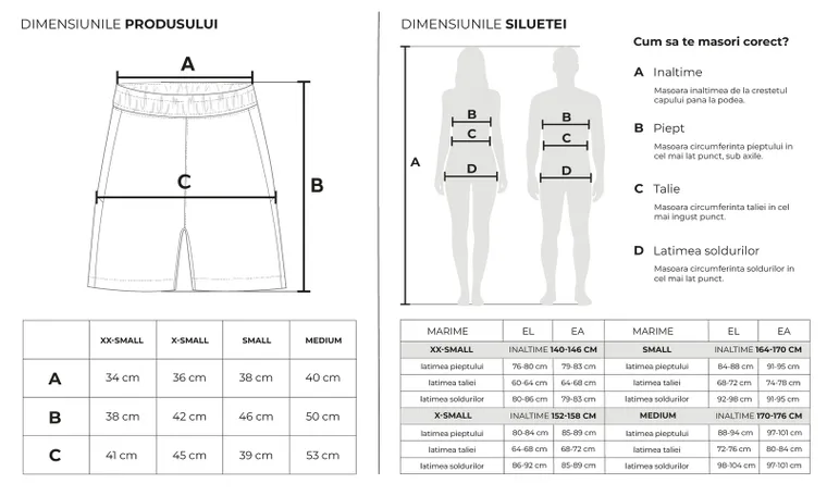 Pantaloni scurti de antrenament cu efect Cool Dry NOWEAR