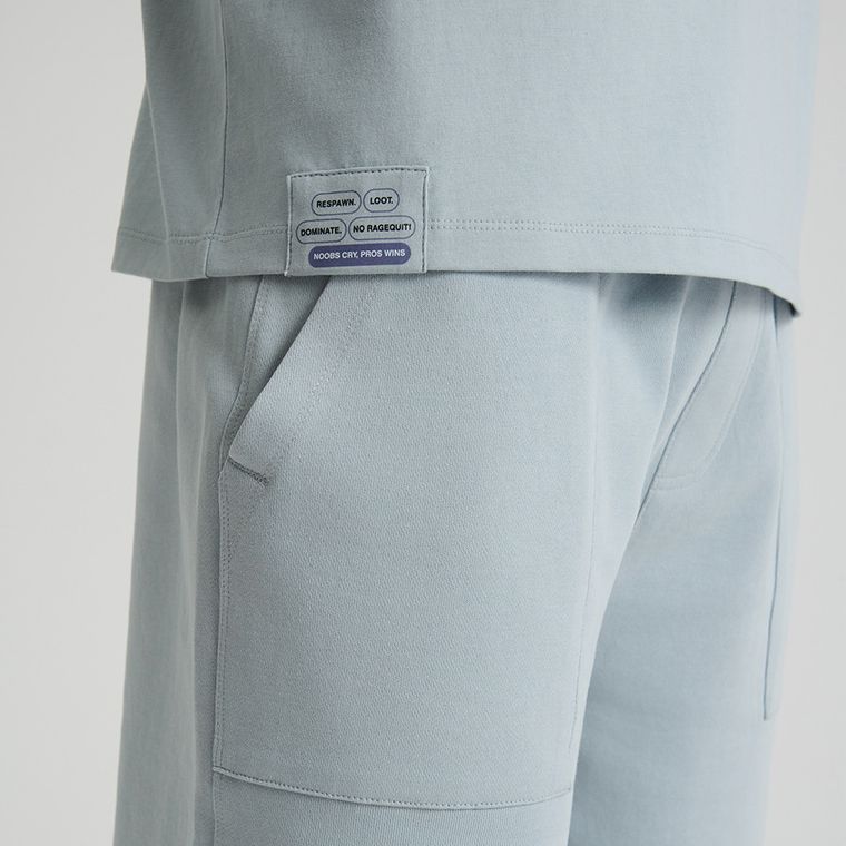 Pantaloni scurti pull on regular din bumbac pieptanat NOWEAR