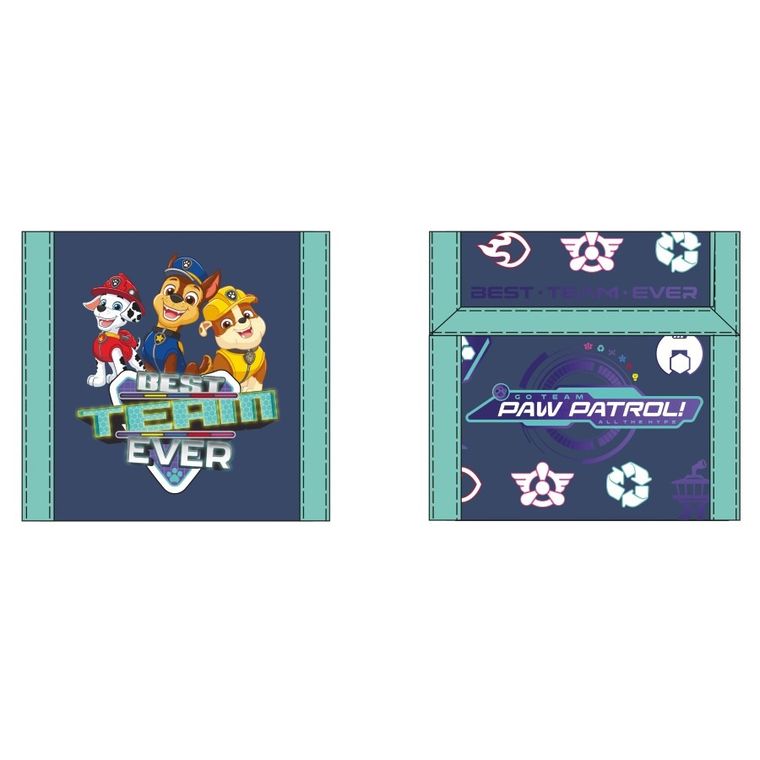 Paw Patrol, Best Team Ever, portofel, albastru